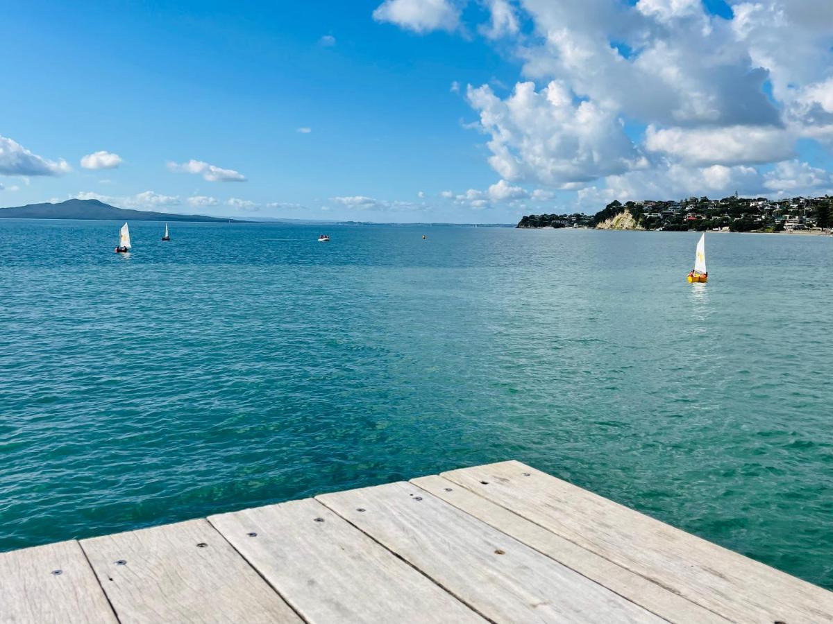 Family Friendly 3Br Flat - 3Min Walk To The Beach - Self Contained Auckland Exterior foto