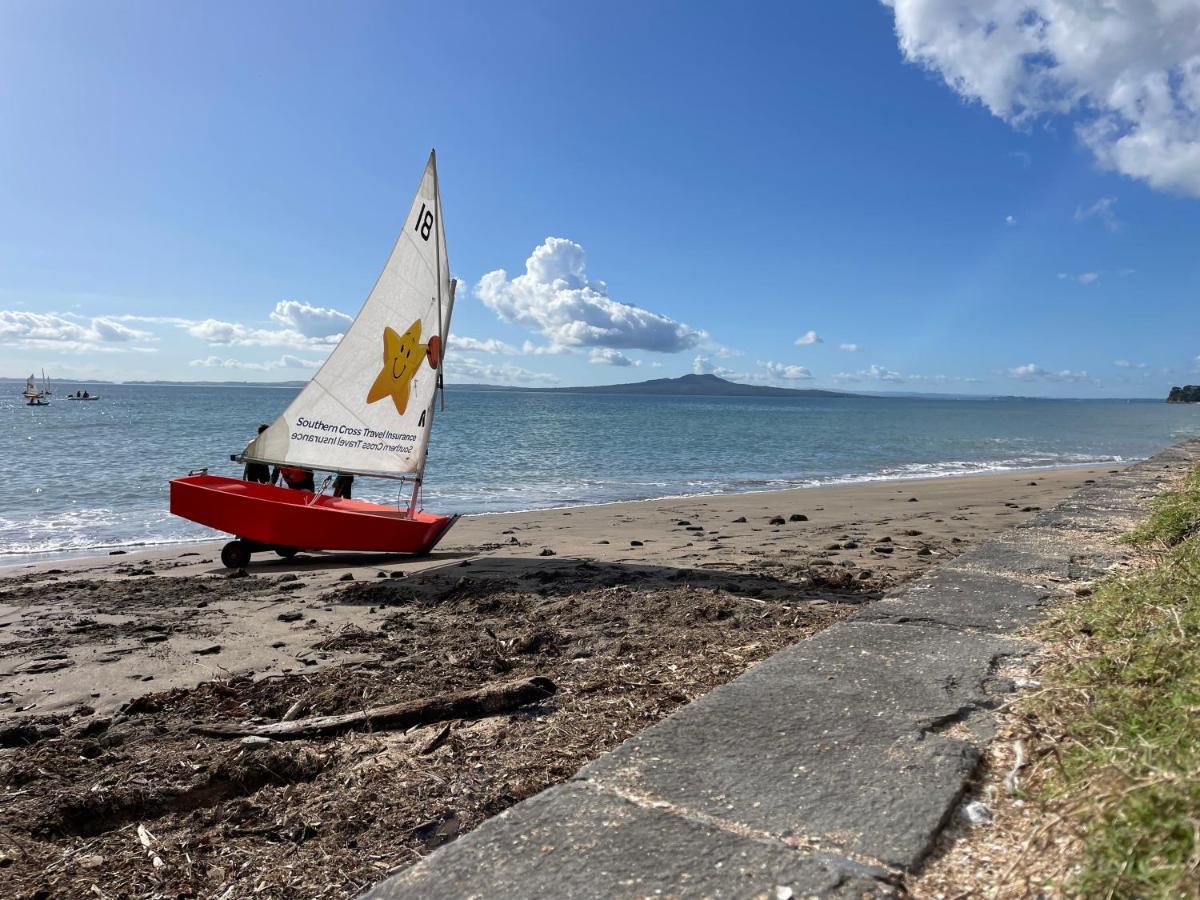 Family Friendly 3Br Flat - 3Min Walk To The Beach - Self Contained Auckland Exterior foto